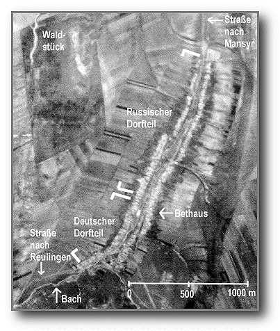 Luftbild der deutschen Luftwaffe