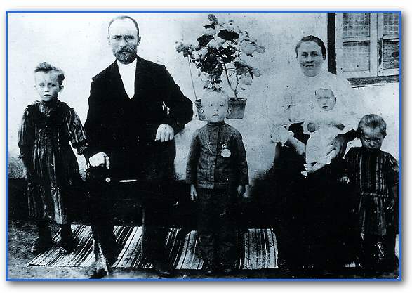 Familie Friedrich Sass junior ca. 1914