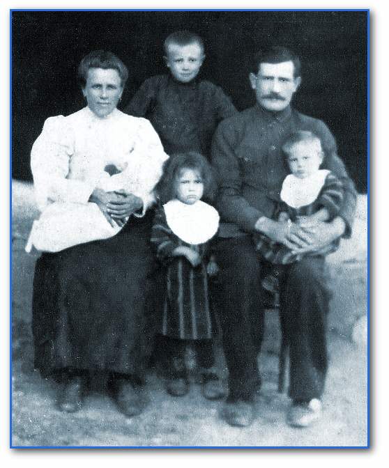 Familie Liebelt 1925 vor der Auswanderung